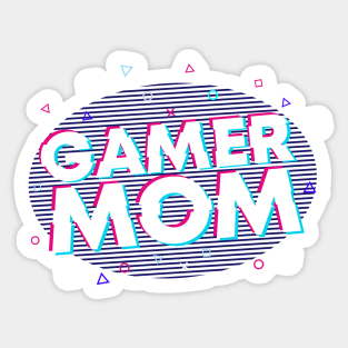 Glitch Gamer Mom Sticker